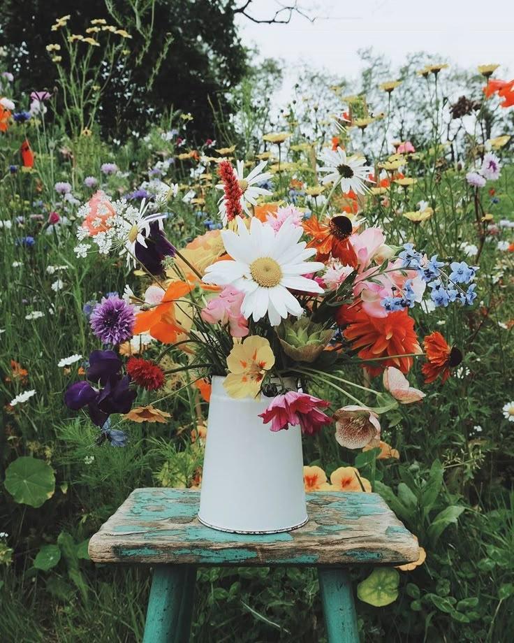 Mindful Life Balance workshop space where corporate flower arrangements are designed and prepared for business delivery